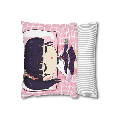 Cute Anime Square Pillow - Cozy Dreamy Decor - CreativeRino