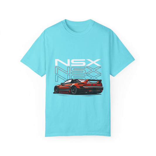 NSX Unisex Garment-Dyed T-Shirt - Retro Car Enthusiast Apparel - CreativeRino