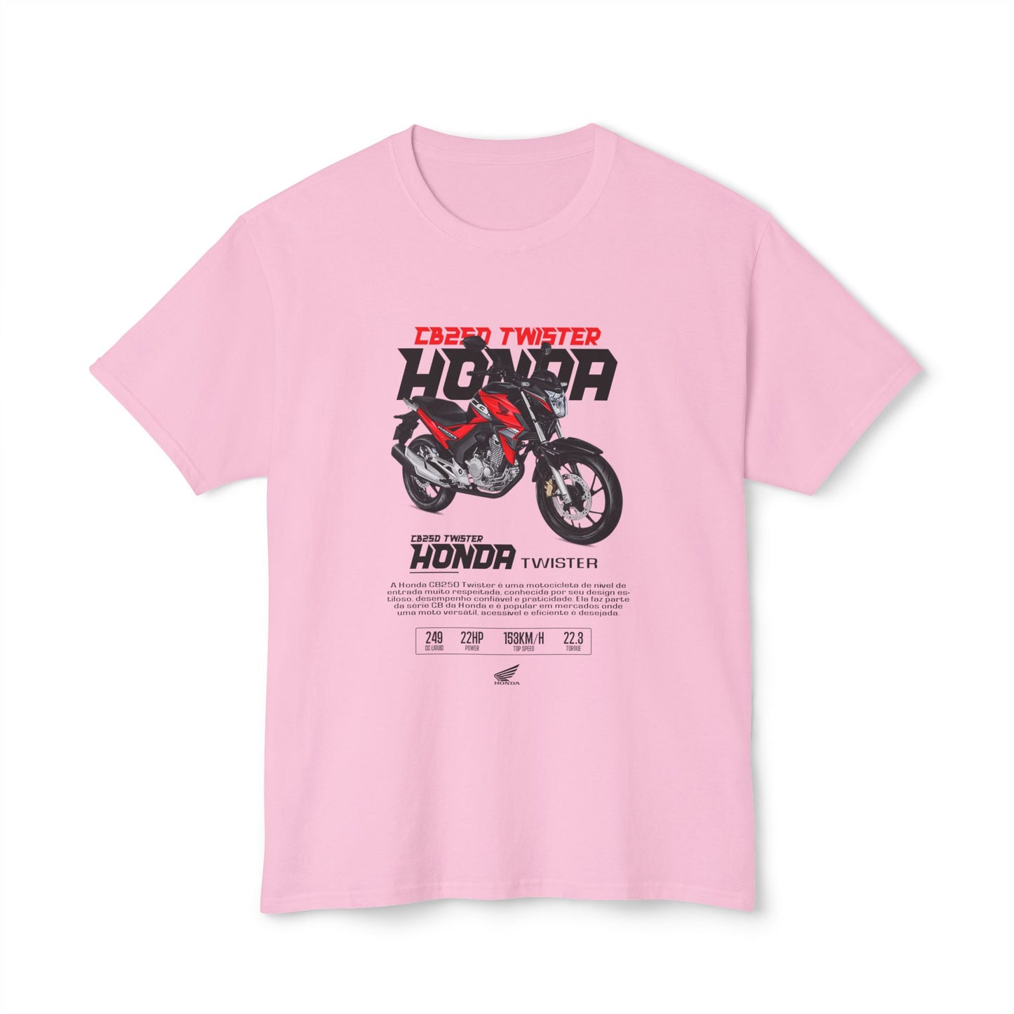 Honda Twister Unisex HD Cotton™ T-shirt - Perfect for Motorcycle Enthusiasts - CreativeRino