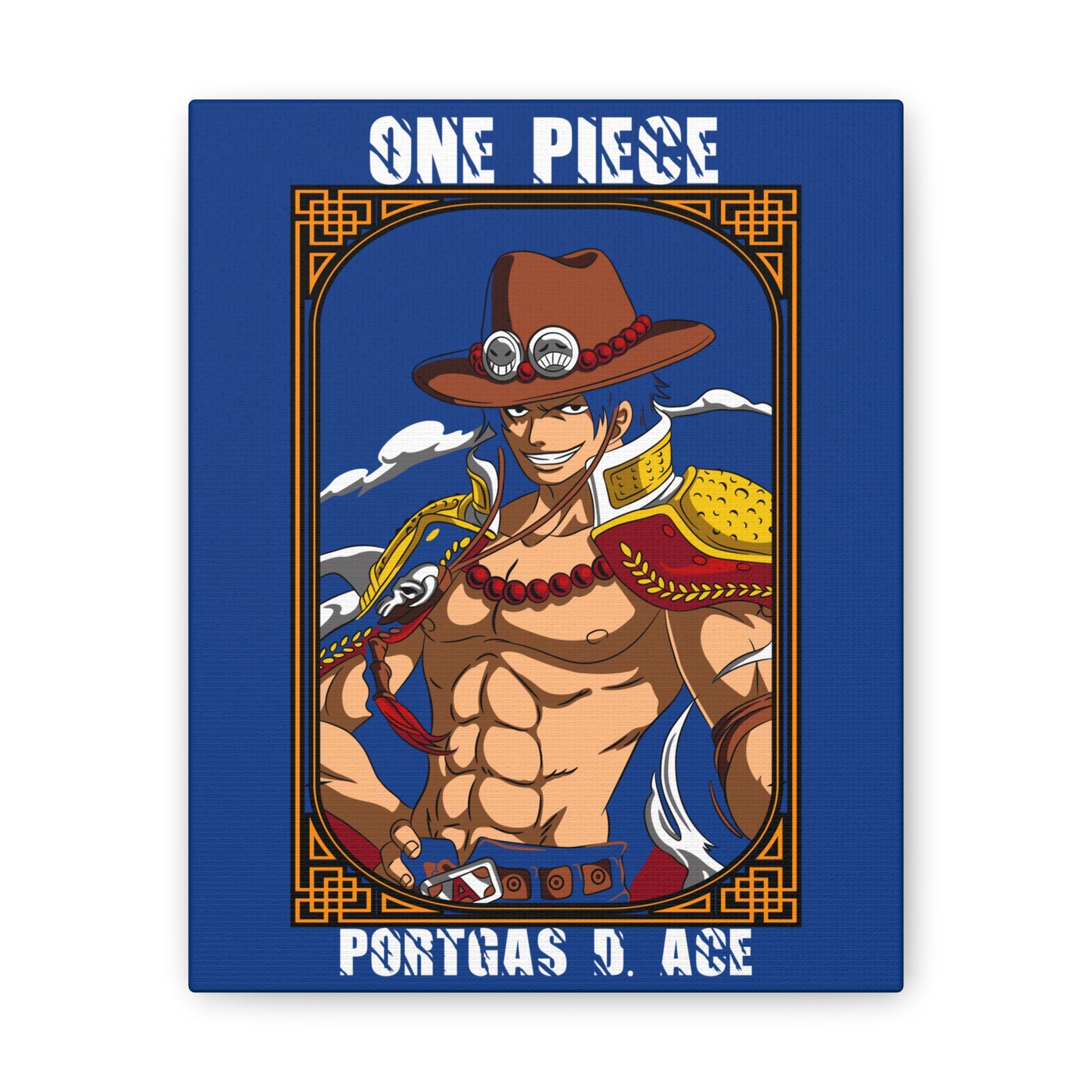 One Piece Ace Canvas Print – Vibrant Wall Art for Anime Fans - CreativeRino