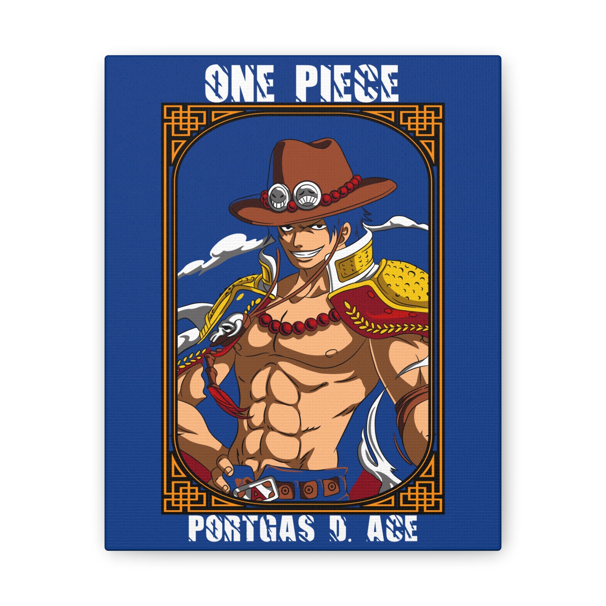 One Piece Ace Canvas Print – Vibrant Wall Art for Anime Fans - CreativeRino