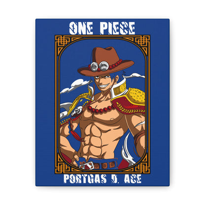 One Piece Ace Canvas Print – Vibrant Wall Art for Anime Fans - CreativeRino