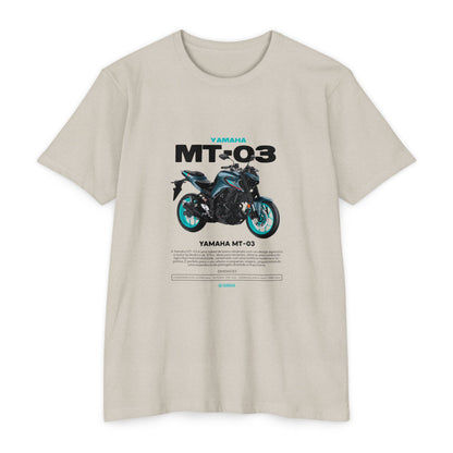 Yamaha MT-03 Unisex Jersey T-Shirt | Motorcycle Enthusiast Apparel - CreativeRino