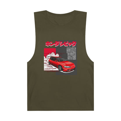 Honda Civic Estilo Car Graphic Unisex Tank Top - Honda Inspired T-shirt Design - CreativeRino