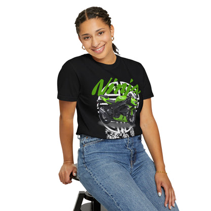 Ninja Kawasaki Z X-6R Unisex T-Shirt - Perfect for Motorcycle Enthusiasts - CreativeRino