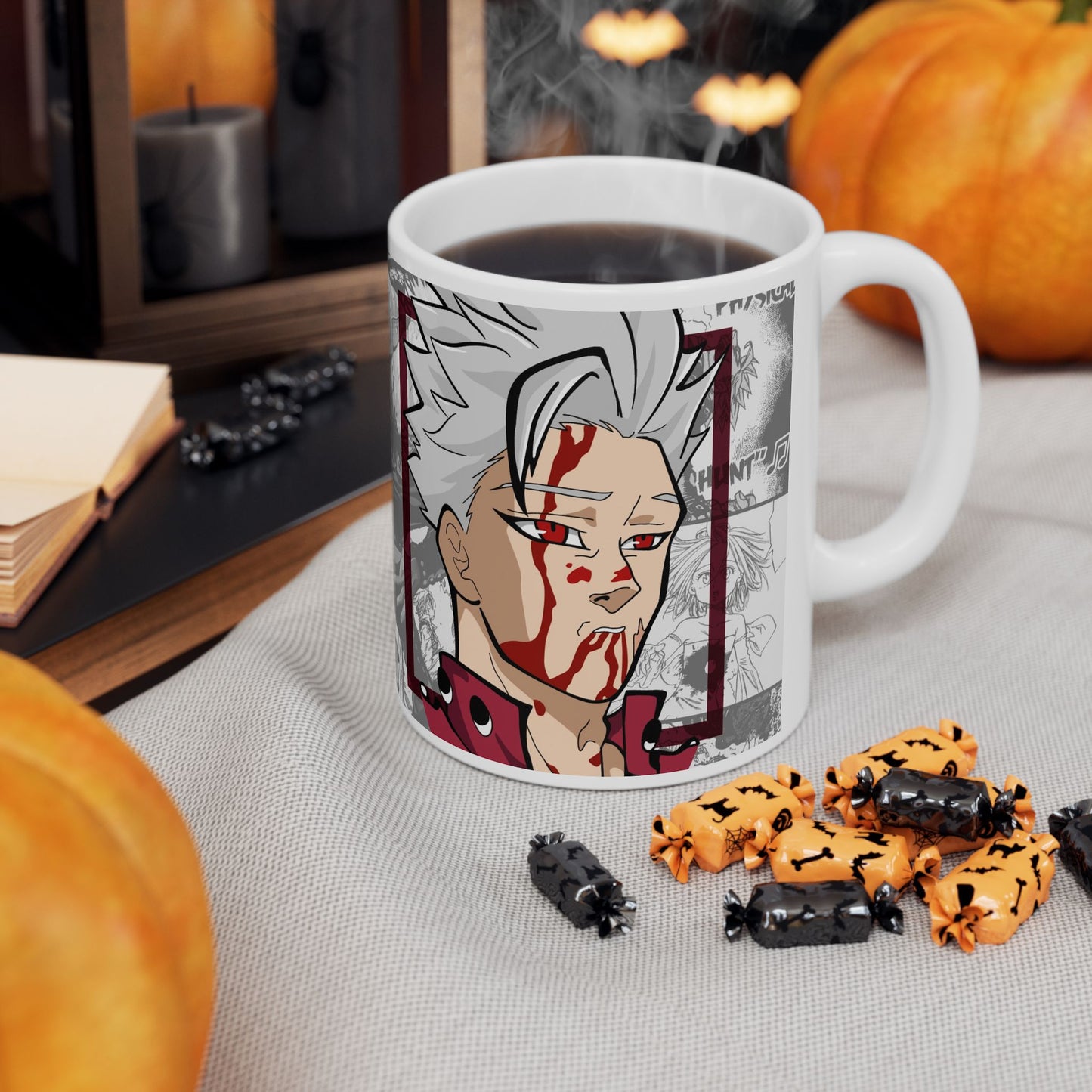 Anime-Inspired Ceramic Mug - Unique Coffee Cup for Fans - CreativeRino