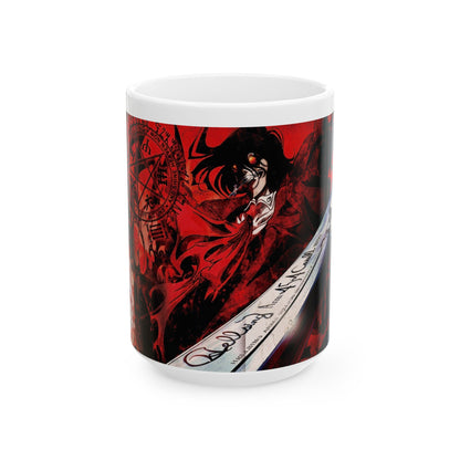 Hellsing Gothic Fantasy Ceramic Mug - Perfect for Coffee Lovers and Collectors - CreativeRino
