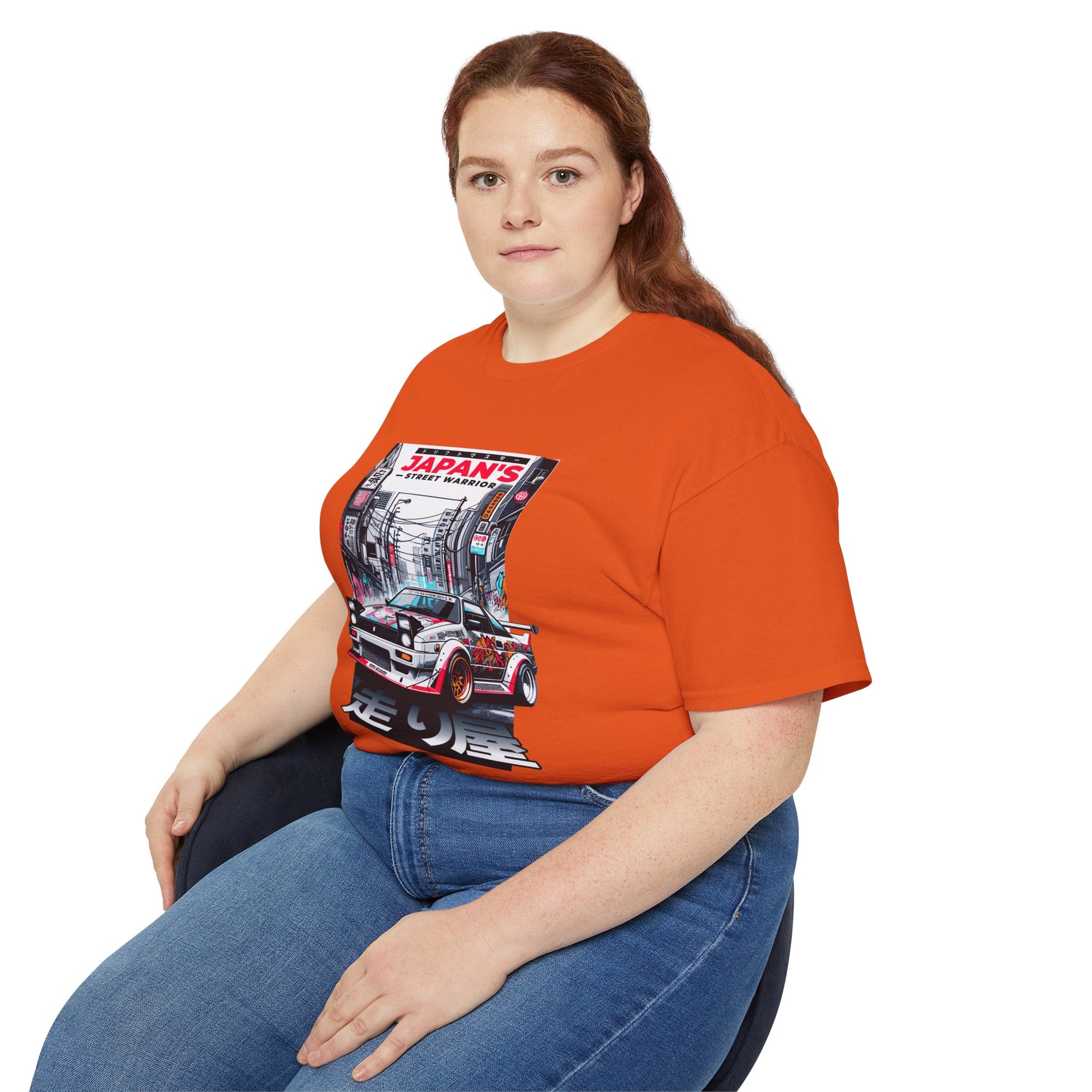 Japan's Street Warrior Unisex Ultra Cotton Tee - Vintage Car Graphic T-Shirt - CreativeRino