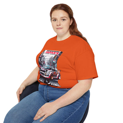 Japan's Street Warrior Unisex Ultra Cotton Tee - Vintage Car Graphic T-Shirt - CreativeRino