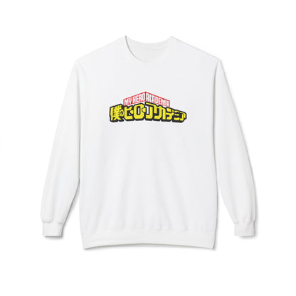 My Hero Academia Fleece Crewneck Sweatshirt - Unisex Casual Wear - CreativeRino