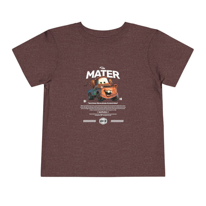 Two Mater Toddler Short Sleeve Tee - Fun Graphic T-shirt for Kids - CreativeRino