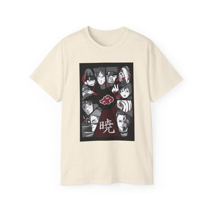 Anime-Inspired Unisex Ultra Cotton Tee - Akatsuki T-shirt Design - CreativeRino