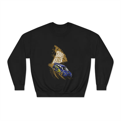 Racing-Themed Unisex Crewneck Sweatshirt - Celebrate Speed & Style! - CreativeRino