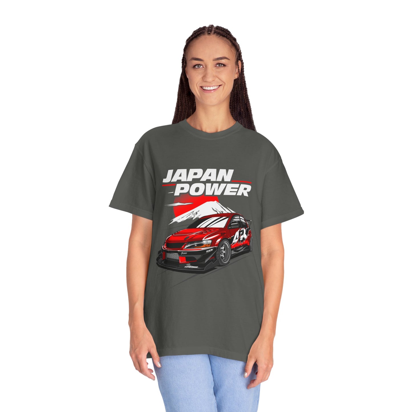 Japan Power Unisex T-Shirt - Vintage Car Design for Automotive Enthusiasts - CreativeRino