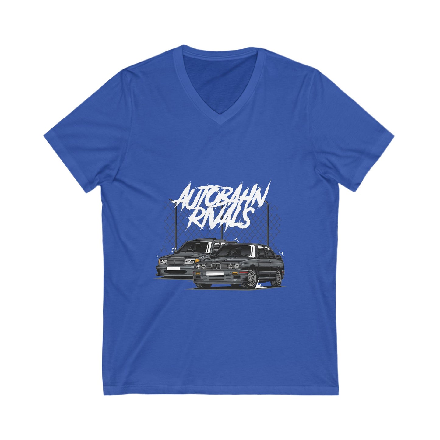 AUTOMAN RIVALS Unisex V-Neck Tee - CreativeRino