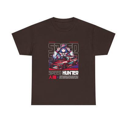Speed Hunter Unisex Heavy Cotton Tee - Perfect T-shirt for Car Enthusiasts - CreativeRino