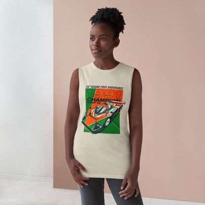 Retro Racing Champion Tank Top - Unisex Vintage 1991 Grand Prix Design - CreativeRino