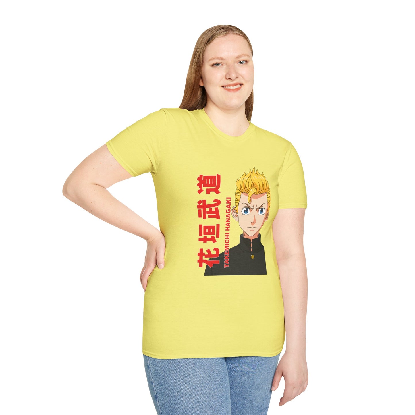 Anime Graphic Unisex Softstyle T-shirt - Tokyo Revengers Design - CreativeRino