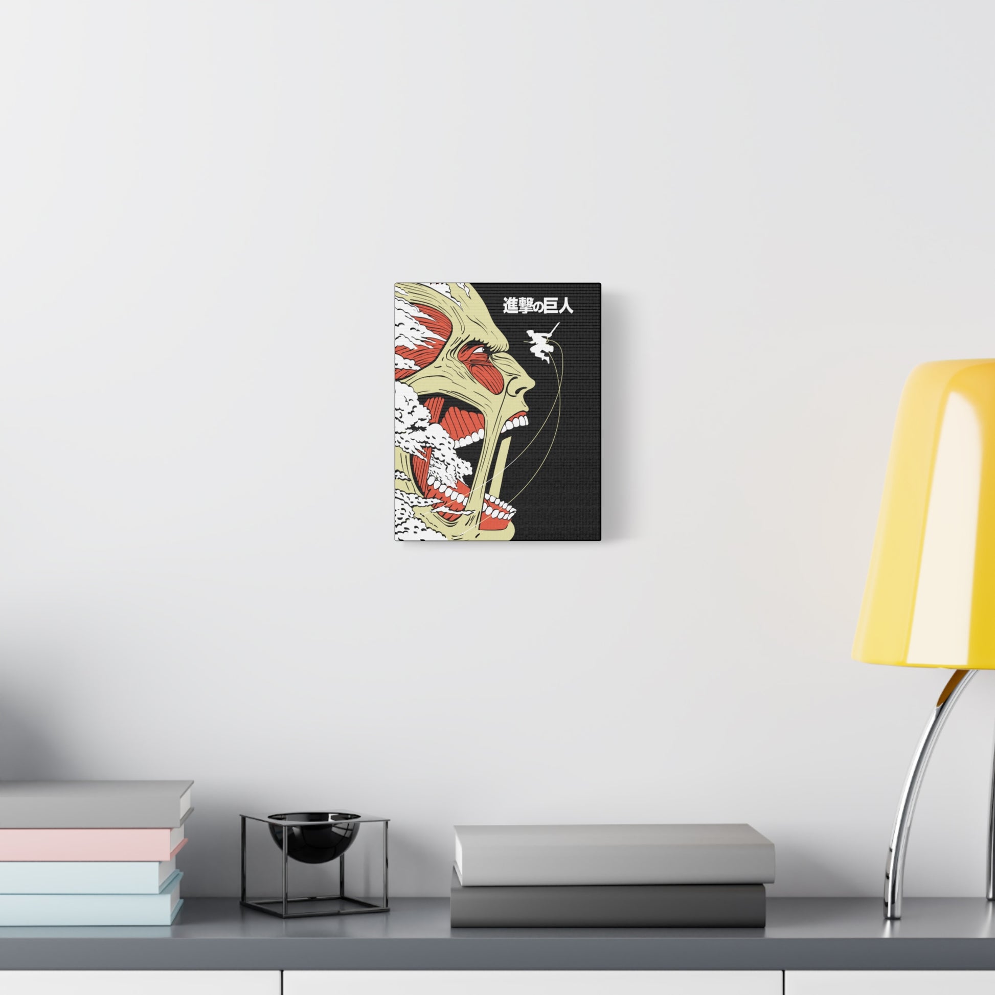 Attack on Titan Matte Canvas Wall Art - Stretched Art for Anime Lovers - CreativeRino