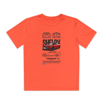 Ford Mustang Shelby Youth  Competition Tee | Car T-shirt - CreativeRino