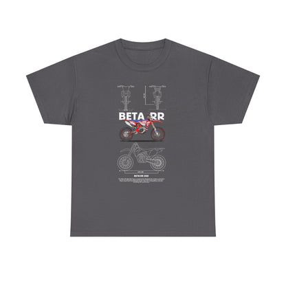 Unisex Heavy Cotton Tee - Beta RR Motorcycle Graphic T-shirt - CreativeRino