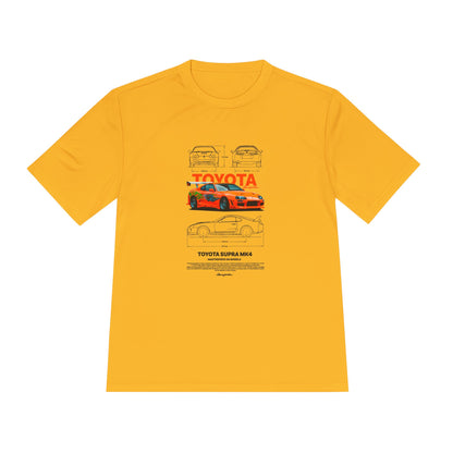 Toyota Supra MK4 Unisex Moisture Wicking Tee – Perfect T-shirt for Car Enthusiasts - CreativeRino