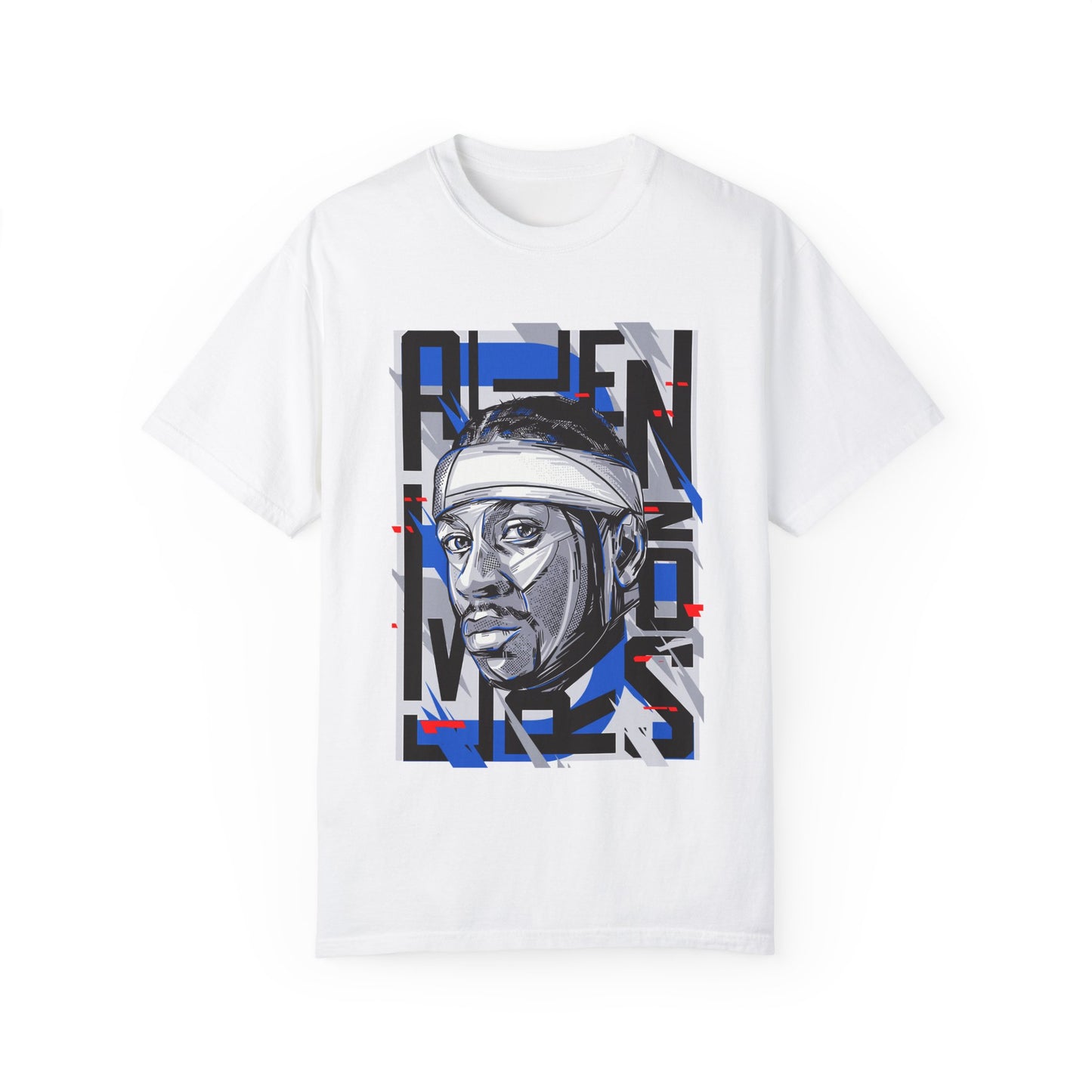 Allen Iverson Unisex Garment-Dyed T-shirt with Graphic Design | Perfect Tee for Sports Fans & Streetwear Enthusiasts - CreativeRino