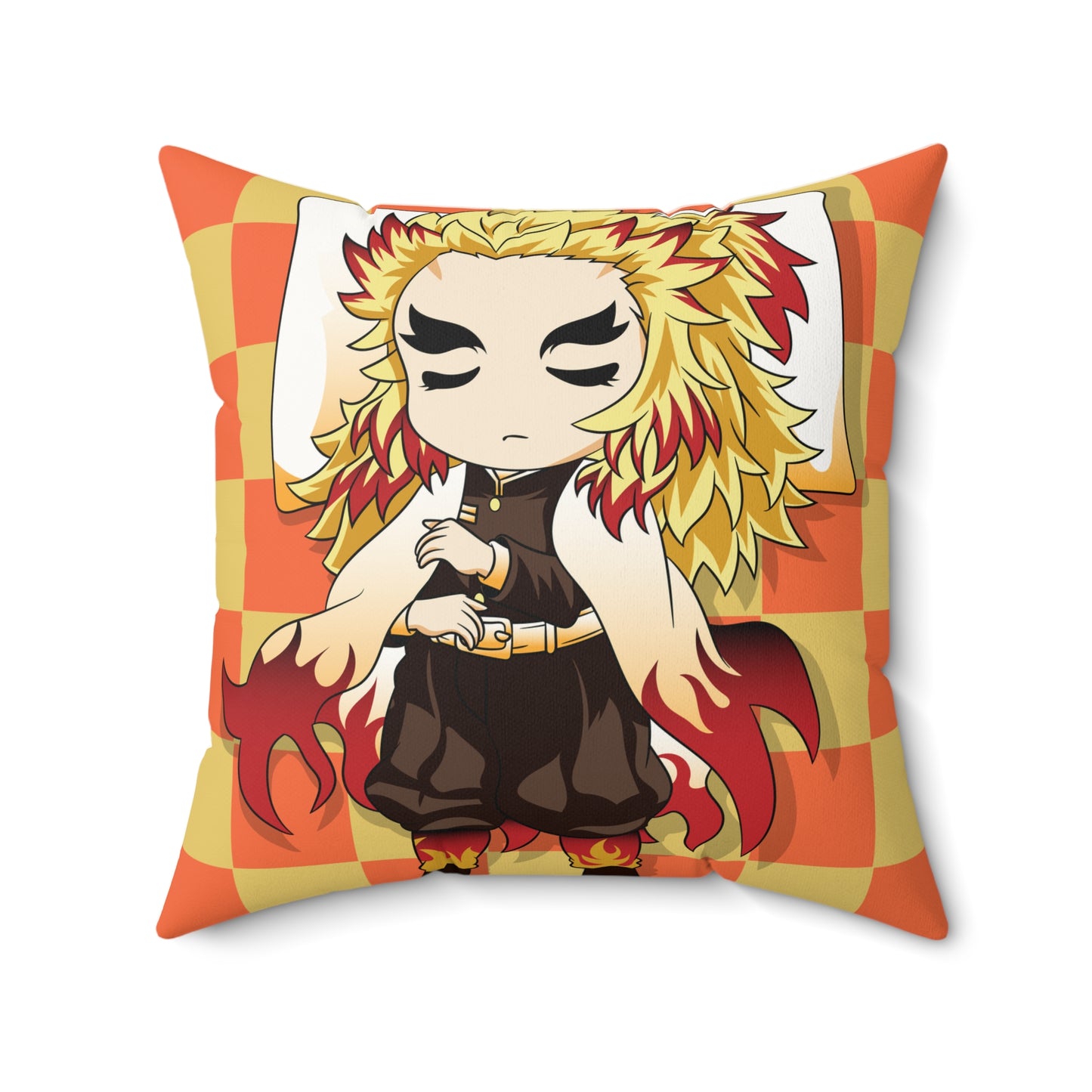 Chibi Hero Faux Suede Pillow - Cozy Home Decor - CreativeRino