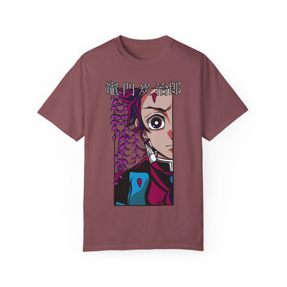 Demon Slayer Unisex Garment-Dyed T-shirt - Anime Inspired Art - CreativeRino
