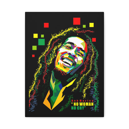 Bob M Matte Canvas, Stretched, 1.25" Canvas Wall Decor - CreativeRino