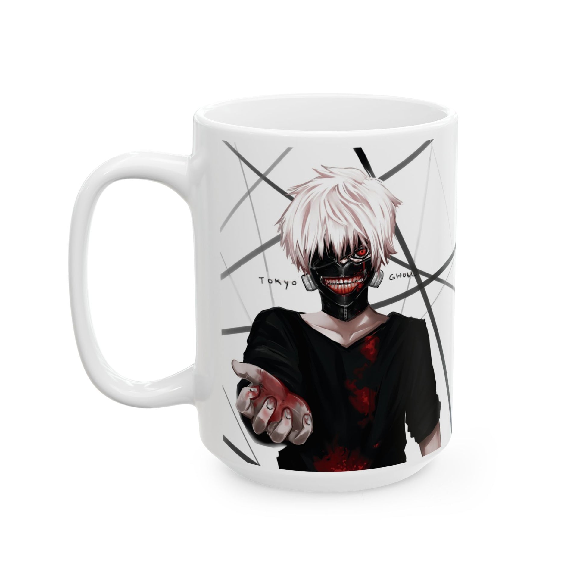 Tokyo Ghoul Vibe Ceramic Mug - Stylish Coffee Cup for Anime Lovers - CreativeRino