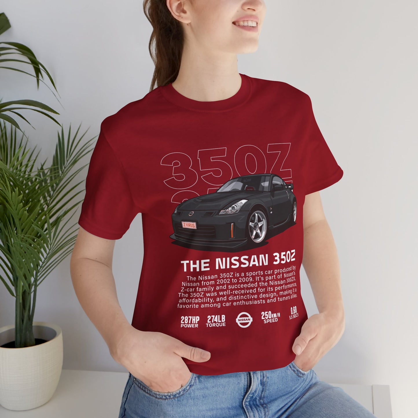 Nissan 350Z Unisex Tee – Perfect for Car Enthusiasts and Motoring Events - CreativeRino