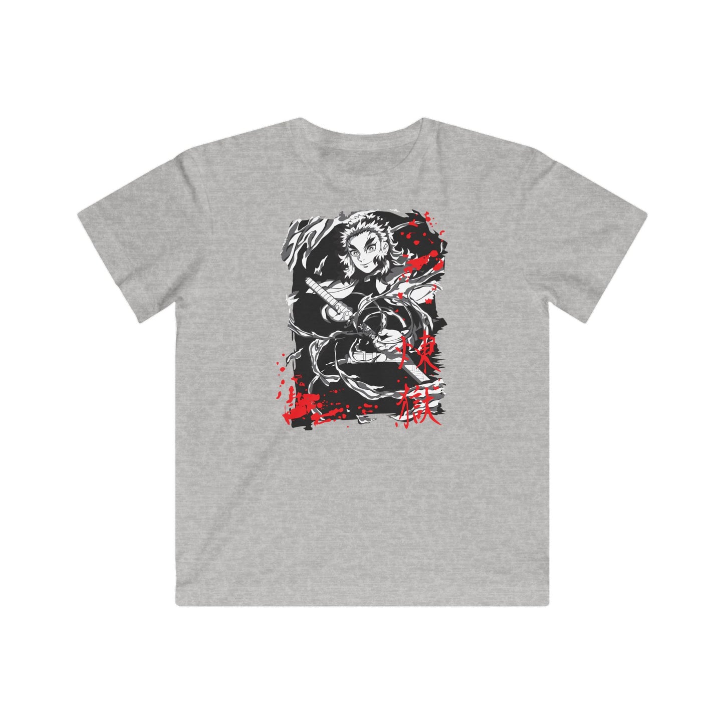 Demon Slayer Kids Graphic Tee - Anime Style Art - CreativeRino