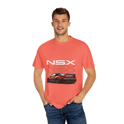 NSX Unisex Garment-Dyed T-Shirt - Retro Car Enthusiast Apparel - CreativeRino
