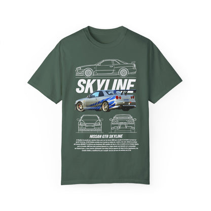 Nissan GTR Skyline Unisex  T-Shirt - Perfect T-shirt for Car Enthusiasts - CreativeRino