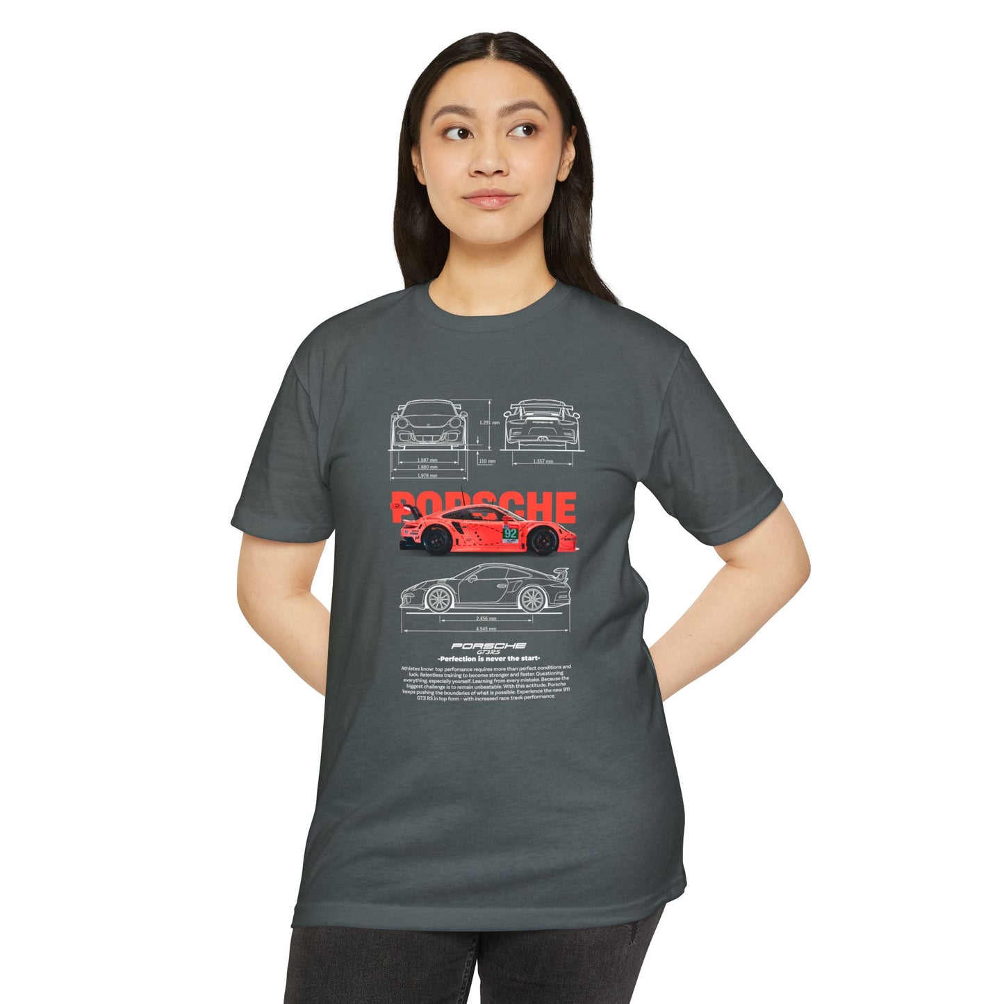 Porsche Gt3rs Vintage Graphic Unisex T-Shirt | Perfect Gift for Car Enthusiasts - CreativeRino