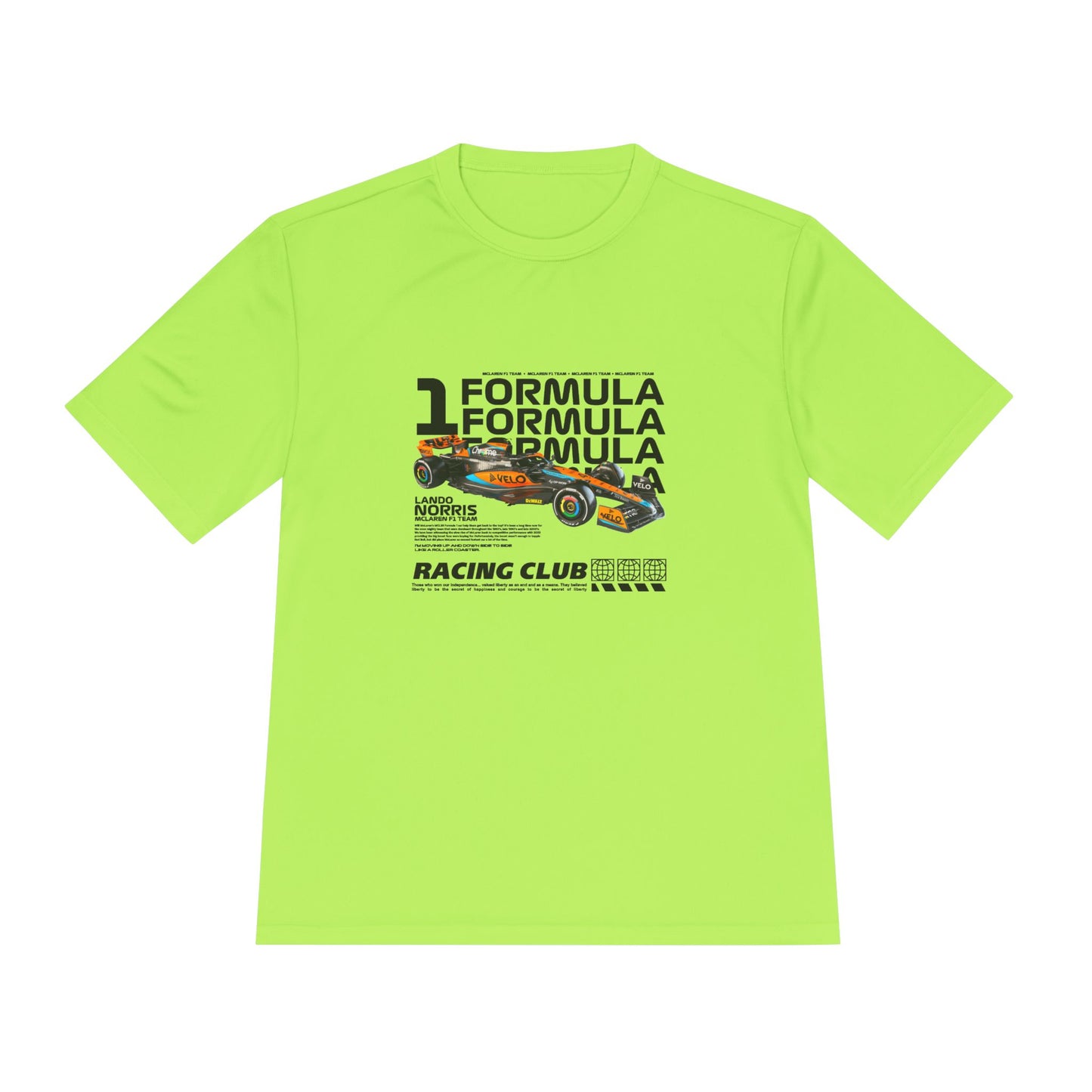 Formula Racing Club Tee Unisex Moisture Wicking T-shirt - CreativeRino