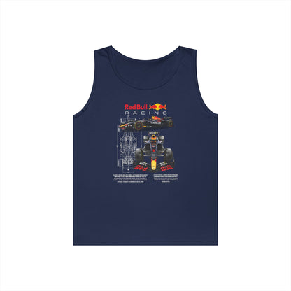Formula F1 Unisex Heavy Cotton Tank Top - CreativeRino