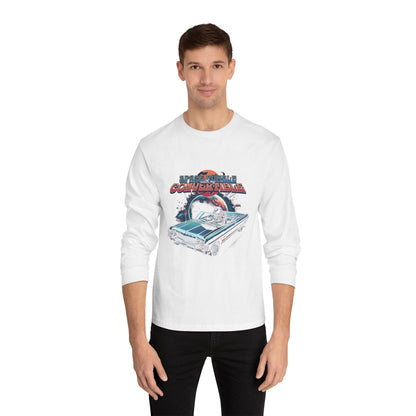 Space Rumble With My Convertible Unisex Classic Long Sleeve T-Shirt - CreativeRino