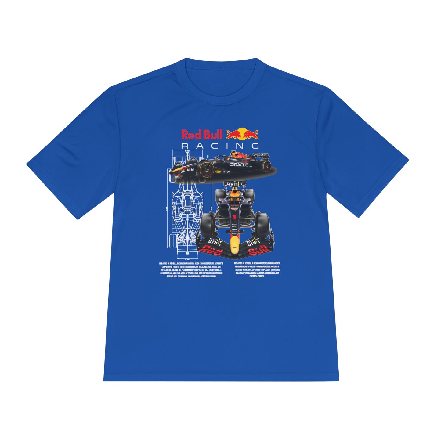 Red Bull Racing Unisex Moisture Wicking Tee for Motorsport Enthusiasts - CreativeRino