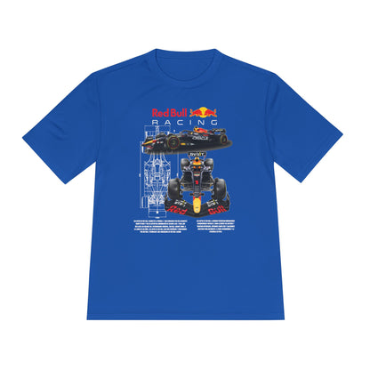 Red Bull Racing Unisex Moisture Wicking Tee for Motorsport Enthusiasts - CreativeRino