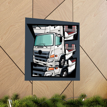Truck Matte Square Posters - CreativeRino