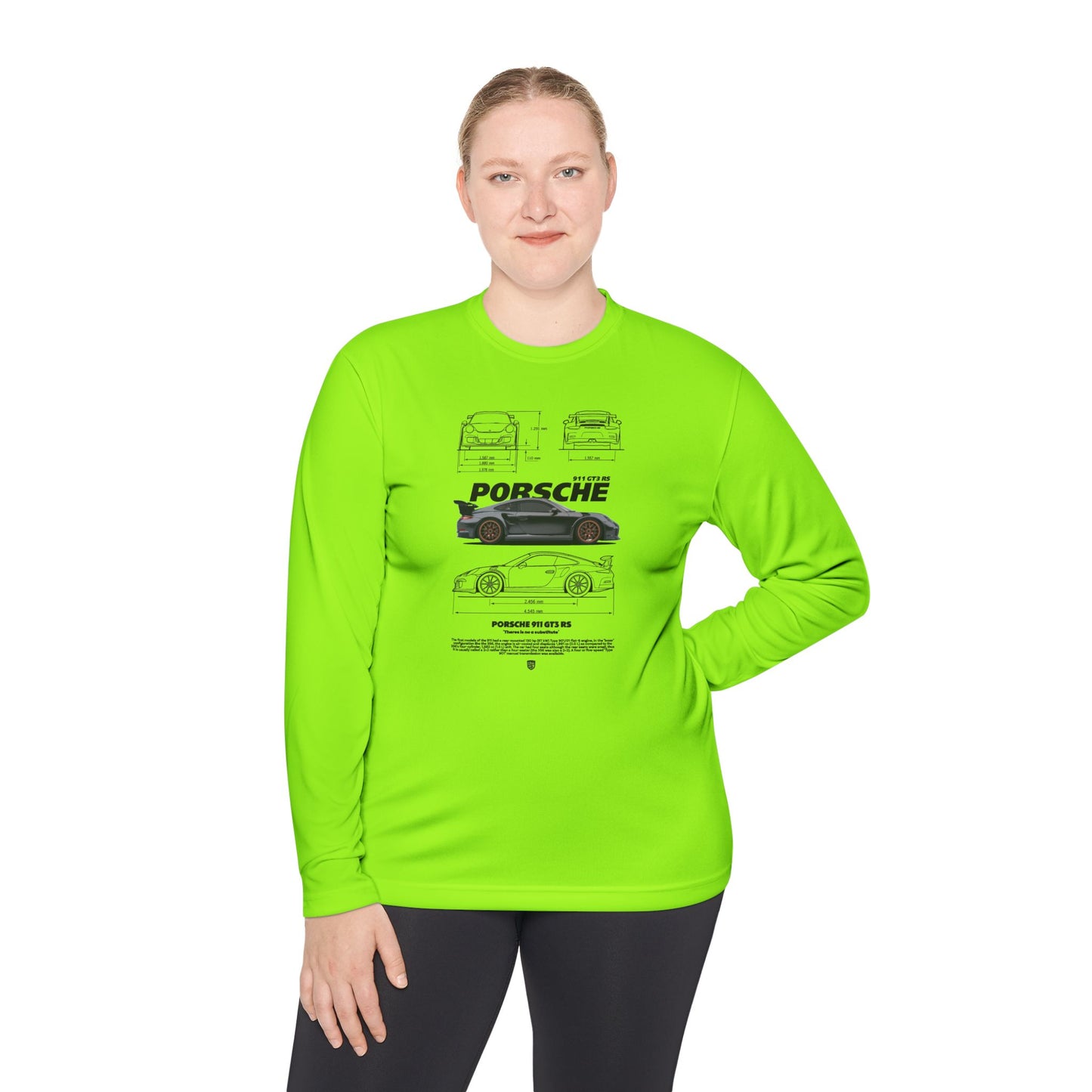 Porsche 911 GT3 RS Classic Cars Unisex Lightweight Long Sleeve Tee - CreativeRino