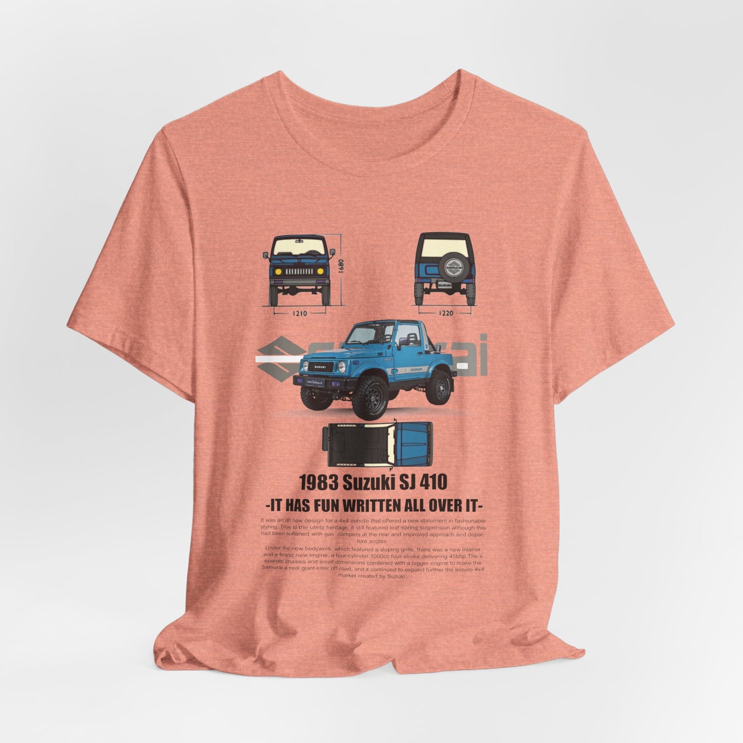 Vintage Suzuki 1983 Graphic Tee - Unisex Short Sleeve T-Shirt - CreativeRino