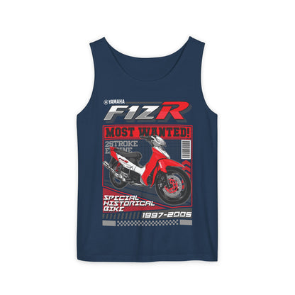 Yamaha FIZR Unisex Motorcycle Vintage Tank Top - CreativeRino