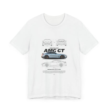 AMG GT Unisex Jersey Short Sleeve Tee - Perfect for Car Enthusiasts - CreativeRino