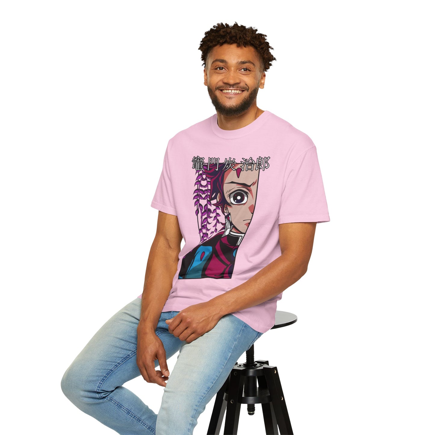 Demon Slayer Unisex Garment-Dyed T-shirt - Anime Inspired Art - CreativeRino
