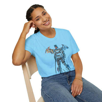 Vintage Batman Graphic Unisex Softstyle T-Shirt - CreativeRino