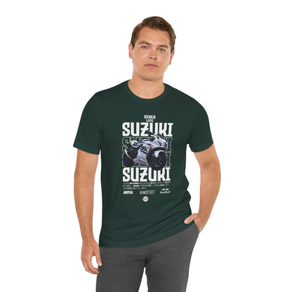 Biker Life Suzuki Unisex Short Sleeve Tee - Perfect T-shirt for Motorcycle Enthusiasts - CreativeRino