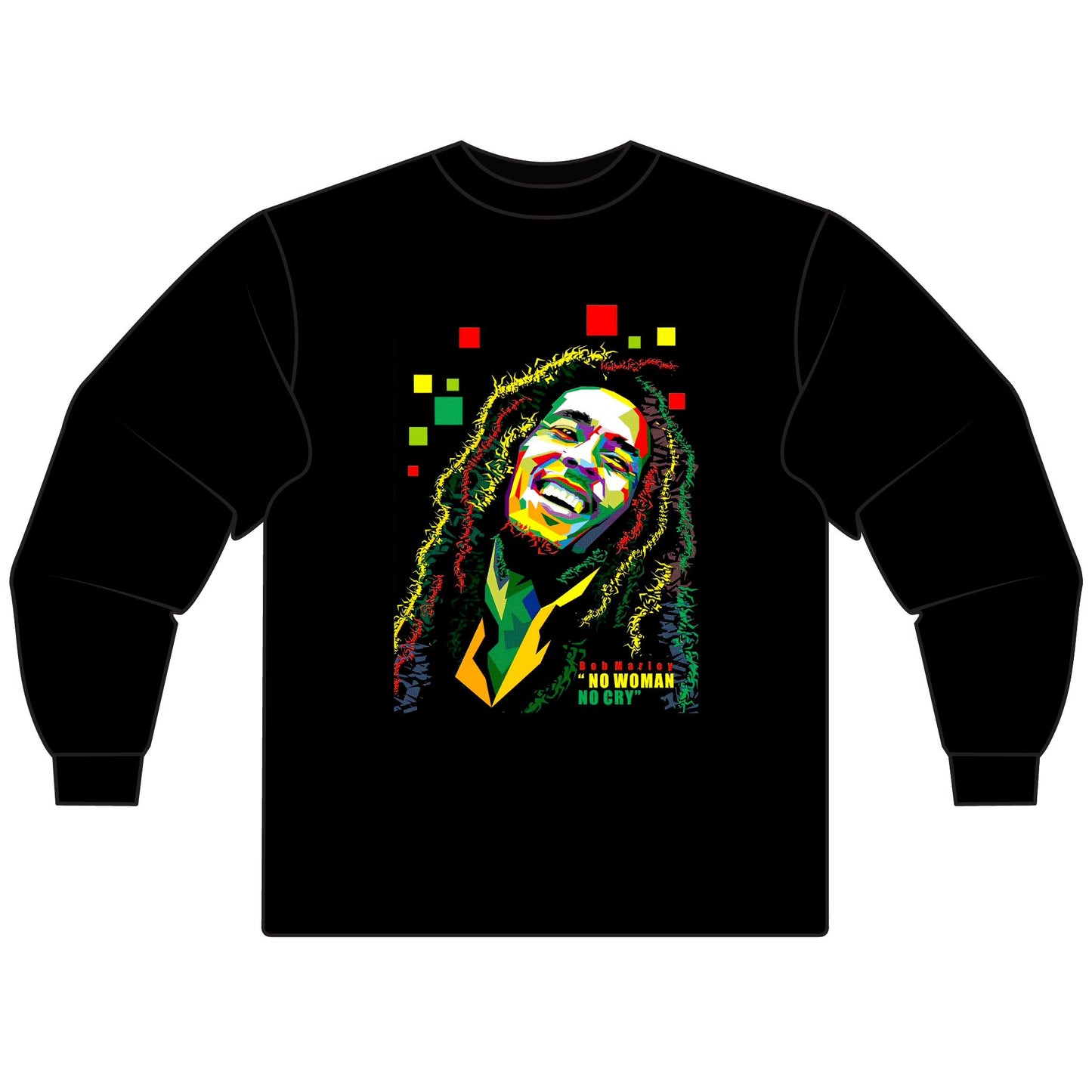 B Marley Unisex Long Sleeve T-Shirt - CreativeRino